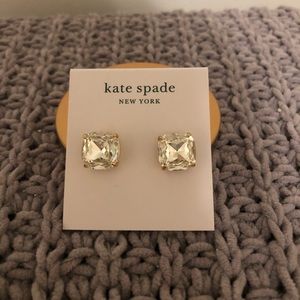 Diamond stud earrings